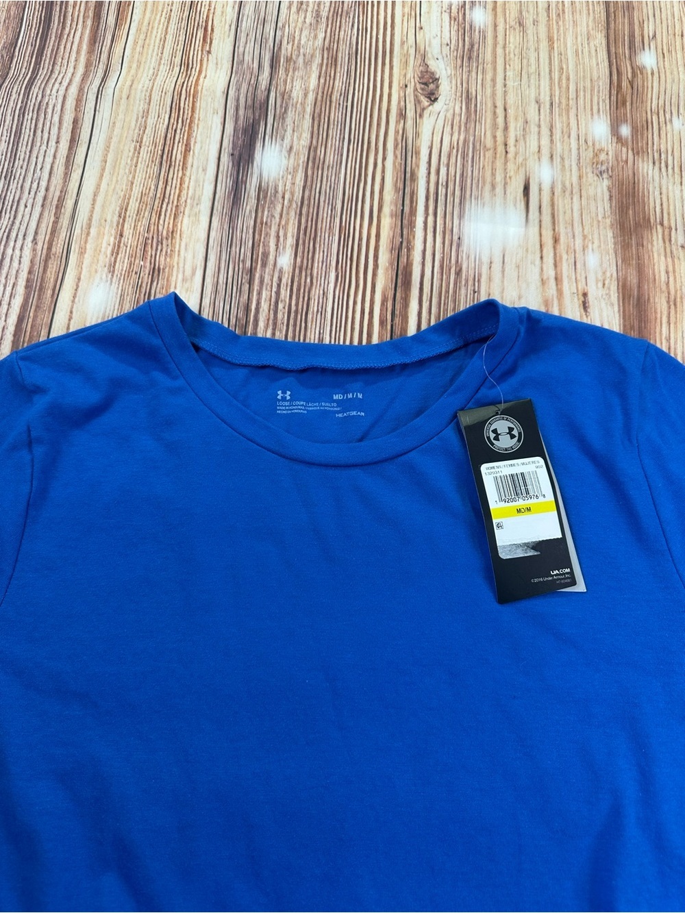 NWT Under Armour Women’s Blue Crew Neck Tee Loose Size Medium - Picture 8 of 9